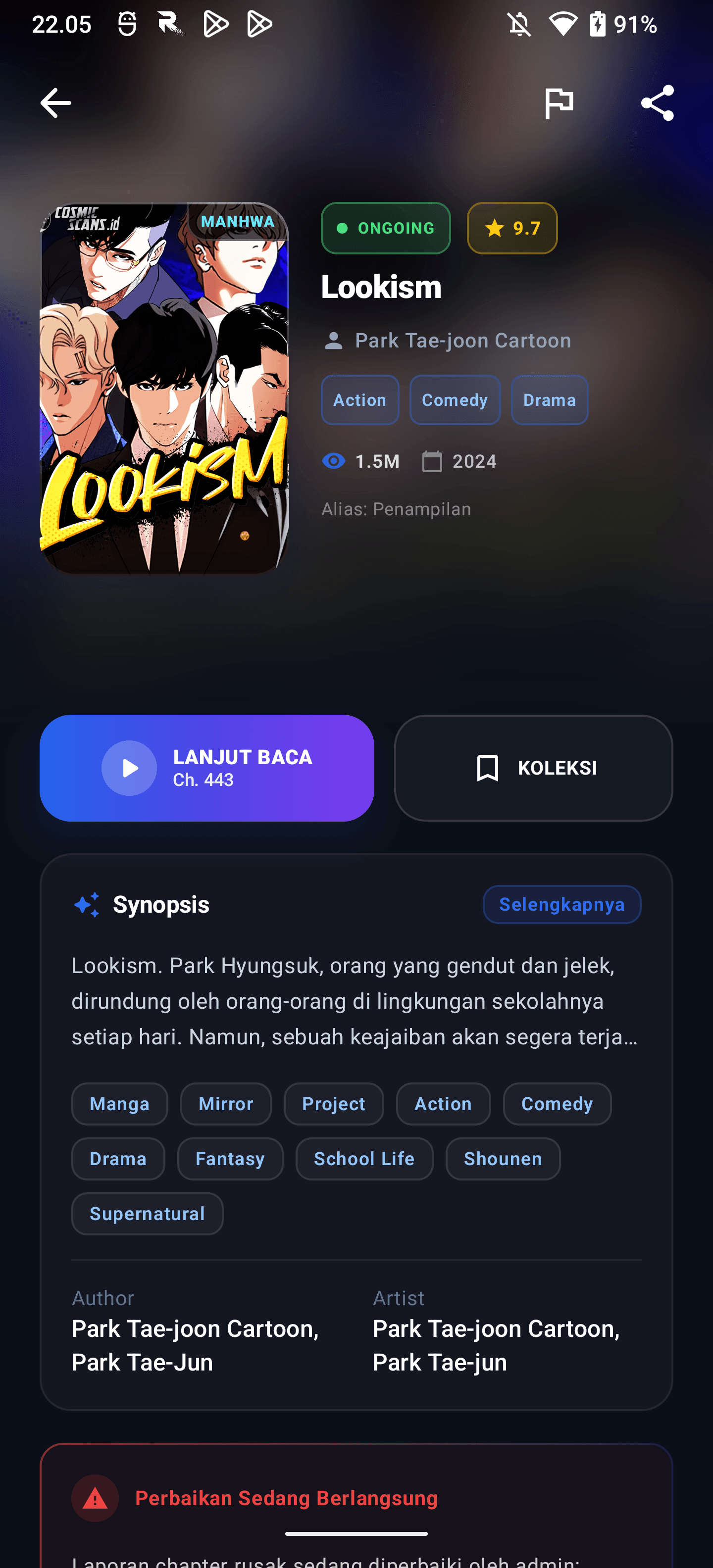 Detail Komik